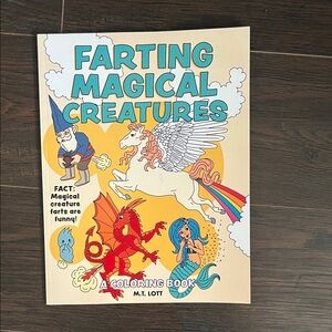 Farting Magical Creatures Coloring Book